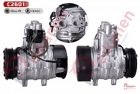 Компрессор кондиционера восстановленный Дайхатсу Териос (DAIHATSU TERIOS) 1,3 97-00