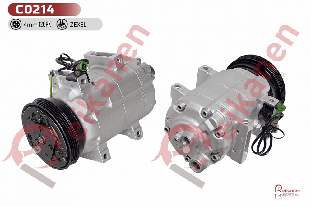 Компрессор кондиционера восстановленный Ауди (AUDI) A4/A6 94-01 ZEXEL 4PK