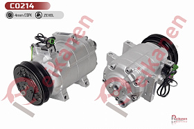 Компрессор кондиционера восстановленный Ауди (AUDI) A4/A6 94-01 ZEXEL 4PK