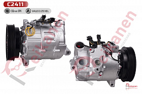 Компрессор кондиционера восстановленный Вольво (VOLVO) S80/V70/XC60/XC70 6cyl 06-10