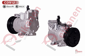 Компрессор кондиционера восстановленный Хюндай Акцент (HYUNDAI ACCENT) 94-05