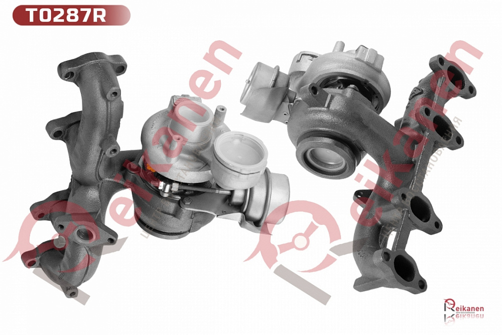 Турбокомпрессор BORGWARNER восстановленный Фольксваген Гольф (VW GOLF) / Туран (TOURAN) 1.9TDI -05