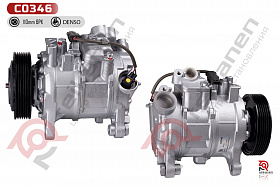 Компрессор кондиционера восстановленный БМВ (BMW) 1/2/3/4/X3 N20/N47/N57 09-19