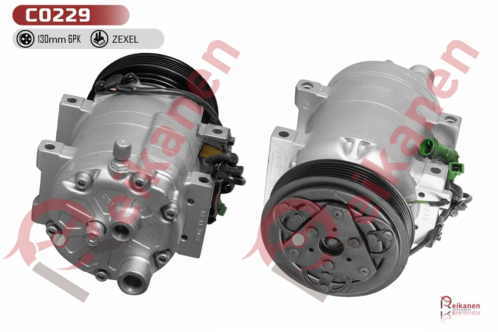Компрессор кондиционера восстановленный Ауди (AUDI) 80/100/A6/A8 89-95 6PK