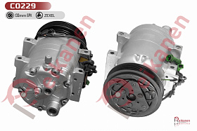 Компрессор кондиционера восстановленный Ауди (AUDI) 80/100/A6/A8 89-95 6PK