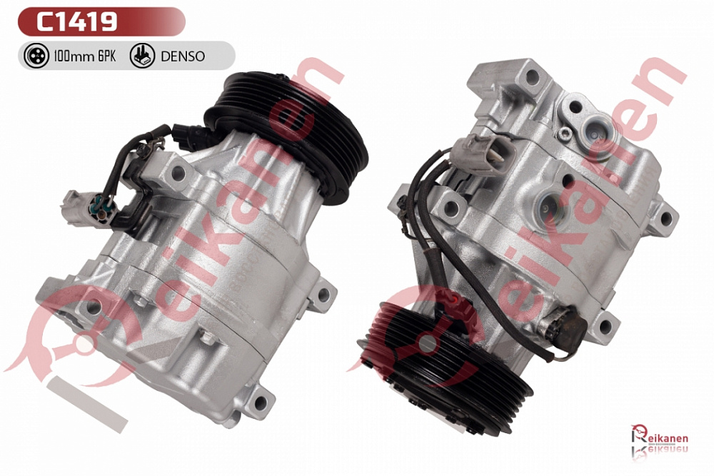 Компрессор кондиционера восстановленный Тойота Королла (TOYOTA COROLLA) (3/4ZZFE) 99-02 (6PK)