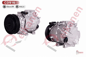 Компрессор кондиционера восстановленный Хюндай Санта Фе (HYUNDAI SANTA FE) III 2.4 12-