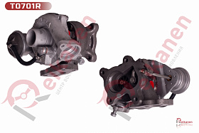Турбокомпрессор BORGWARNER восстановленный Форд Фиеста (FORD FIESTA) / Пежо (PEUGEOT) 206 1.4D 01-08
