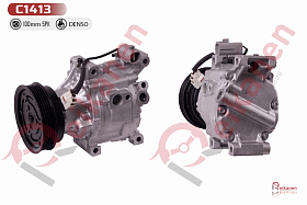 Компрессор кондиционера восстановленный Тойота Королла (TOYOTA COROLLA) E12 03-05 (5PK)