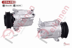 95487907 Компрессор кондиционера восстановленный Опель Антара (OPEL ANTARA) 2.4/2.2D 12-
