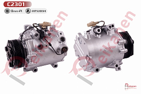 Компрессор кондиционера восстановленный Сузуки Свифт (SUZUKI SWIFT) / SX4 06-13